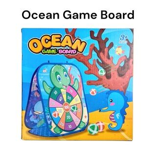 New ΤΟΥΚ Ocean Game Board Bean Bag Toss Game